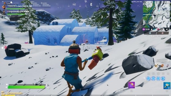 Fortnite New Snow Covered Map For The Christmas Update Millenium