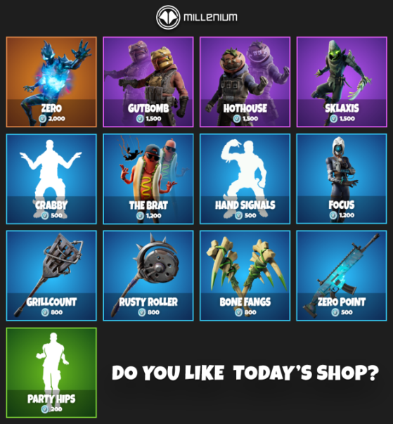 What Is In The Fortnite Item Shop Today The Hot Dog Skin Returns
