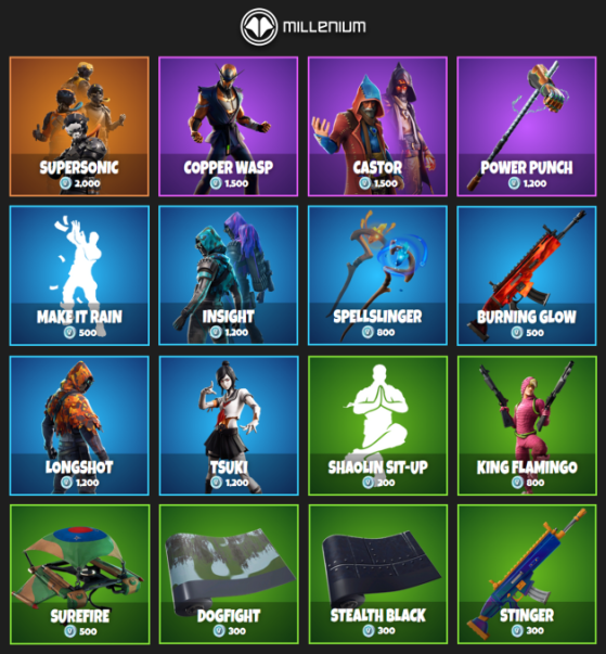 What Is In The Fortnite Item Shop Today Longshot And Insight