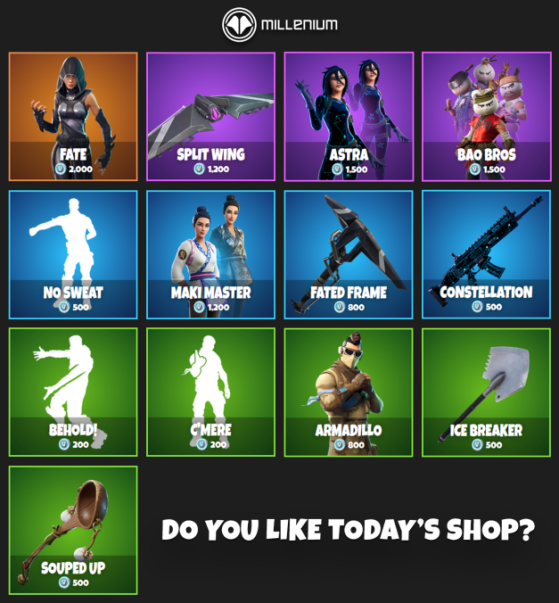 What S In The Fortnite Item Shop Today Fate Return On June 4