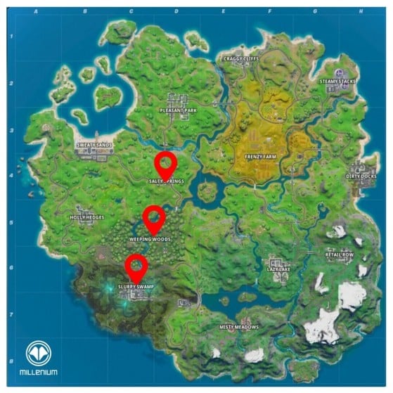 Fortnite Guide Visit Named Locations In A Single Match Millenium