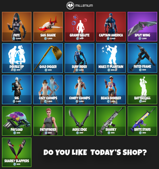 What Is In The Fortnite Item Shop Today Beach Bomber Is Back On