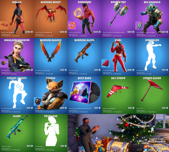 Ruby Fortnite Skin Is Back In The Item Shop With Malice Big