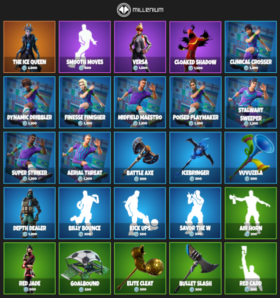 What Is In The Fortnite Item Shop Today The Ice Queen Is Back On February 18 Millenium